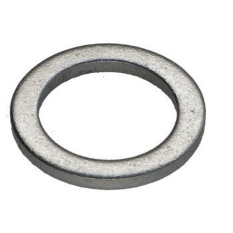 Rondelle Plate 15.4X22X2 Acier zingué blanc 20MICRONS-500 pièces