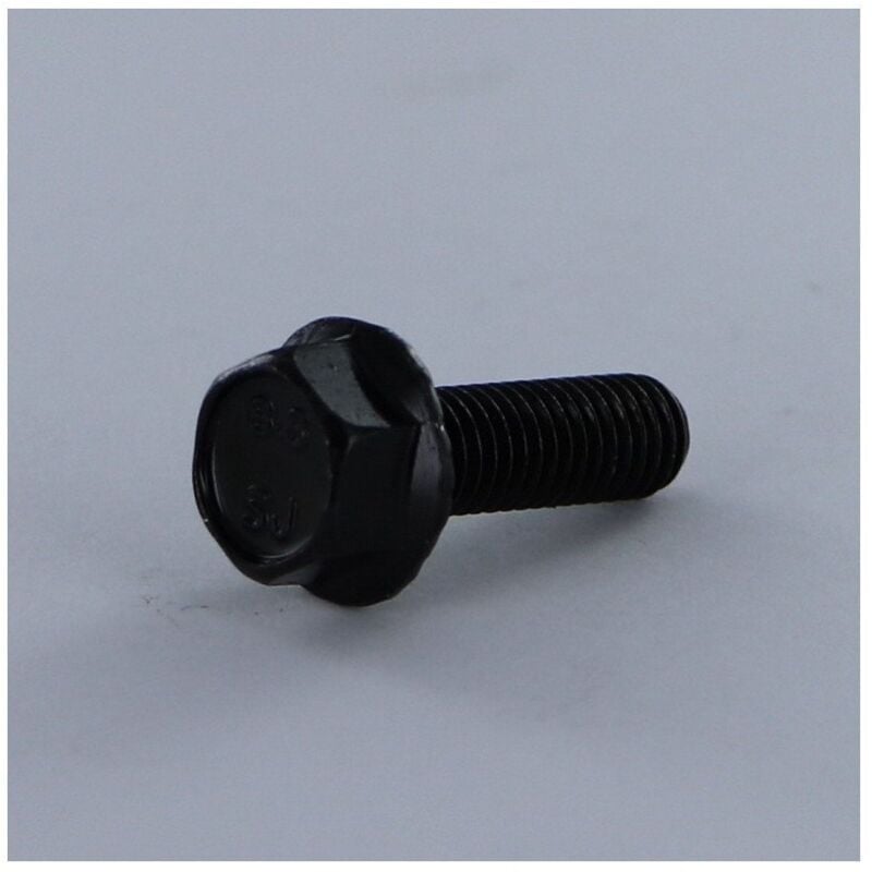 Vis métaux Tête hexagonale th M8X25 Embase collerette crantée Classe 8.8 Acier zingué noir-200 pièces