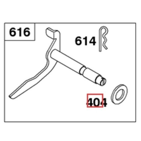 Rondelle plate d'origine BRIGGS & STRATTON pour moteur de tondeuse à gazon 690264