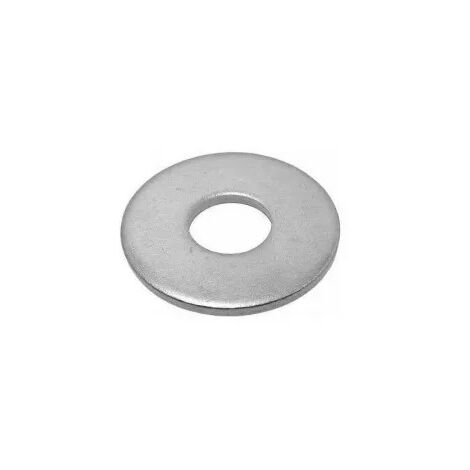 Rondelle plate large en acier zingué 12mm, 10 pièces.