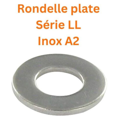 Rondelle Plate M16X50X3 LL Inox A2-20 pièces