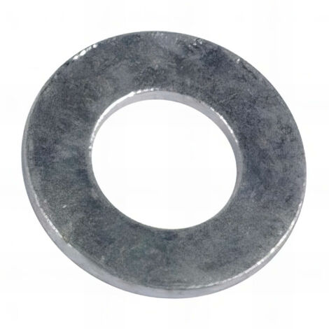 Rondelle plate moyenne M14 mm Galvanisée - Boite de 200 pcs - Fixtout 42001409B