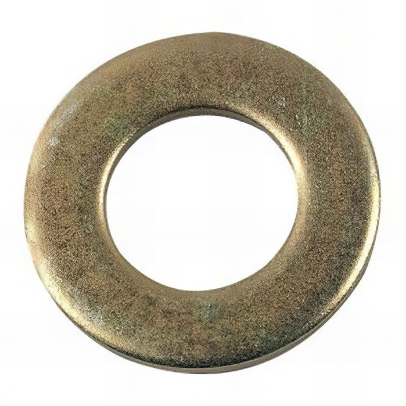 Rondelle plate moyenne M18 mm m Zinguée bichromatée - Boite de 100 pcs Fixtout 42001803B
