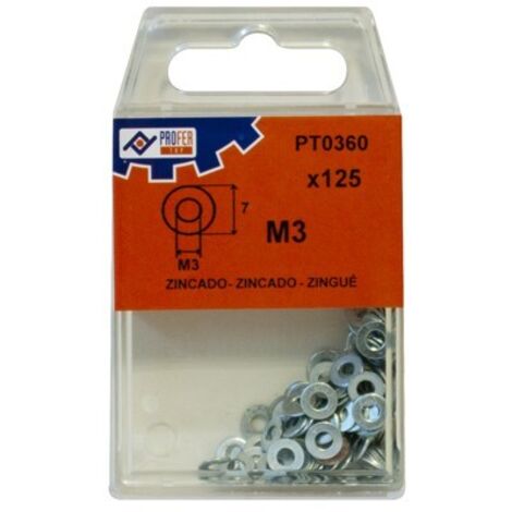 RONDELLE PLATE ZN C/12 PCS - M 10