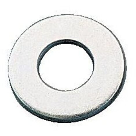 Rondelles acier décolleté zingué diamètre 16 mm pour crapaudine fonte sachet de 2 - VISWOOD