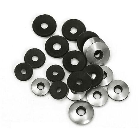 Rondelles d'étanchéité avec Joint Néoprène EPDM Pour Vis Auto-Perceuses (M5.5 16mm (50 pcs)