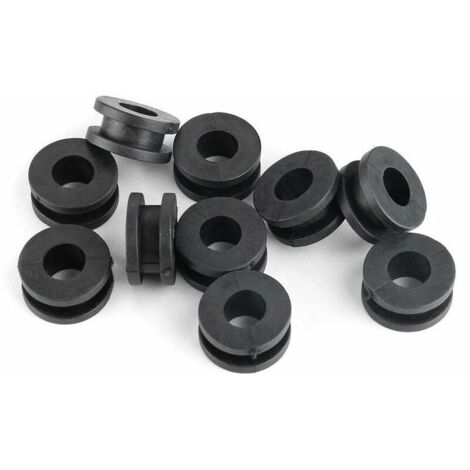 Rondelles en caoutchouc pour moto - Paquet de 10 rondelles en caoutchouc pour motos Calibre 8mm