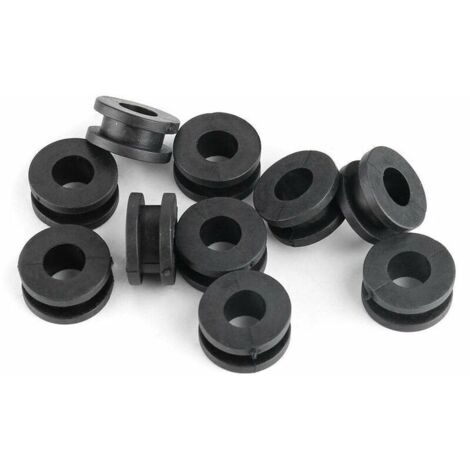 Rondelles en caoutchouc pour moto - Paquet de 10 rondelles en caoutchouc pour motos Calibre 8mm