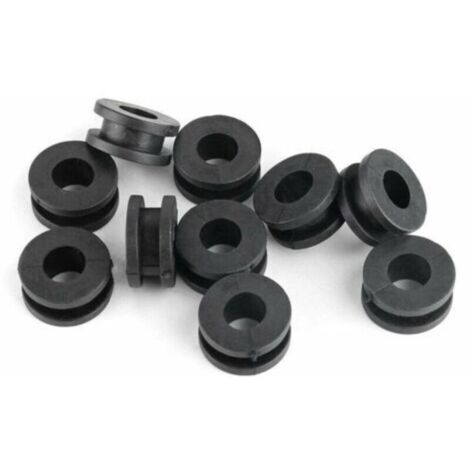 Rondelles en caoutchouc pour moto - Paquet de 10 rondelles en caoutchouc pour motos Calibre 8mm