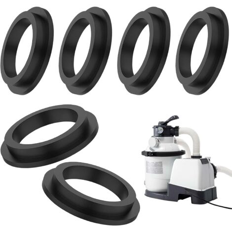Kit De 6 Joints Toriques Pour Pompe à Filtre à Sable Intex - Joints D'étanchéité En Caoutchouc Haute Résistance, Compatibles 26323CA 26323EH 26331CA 26331EH
