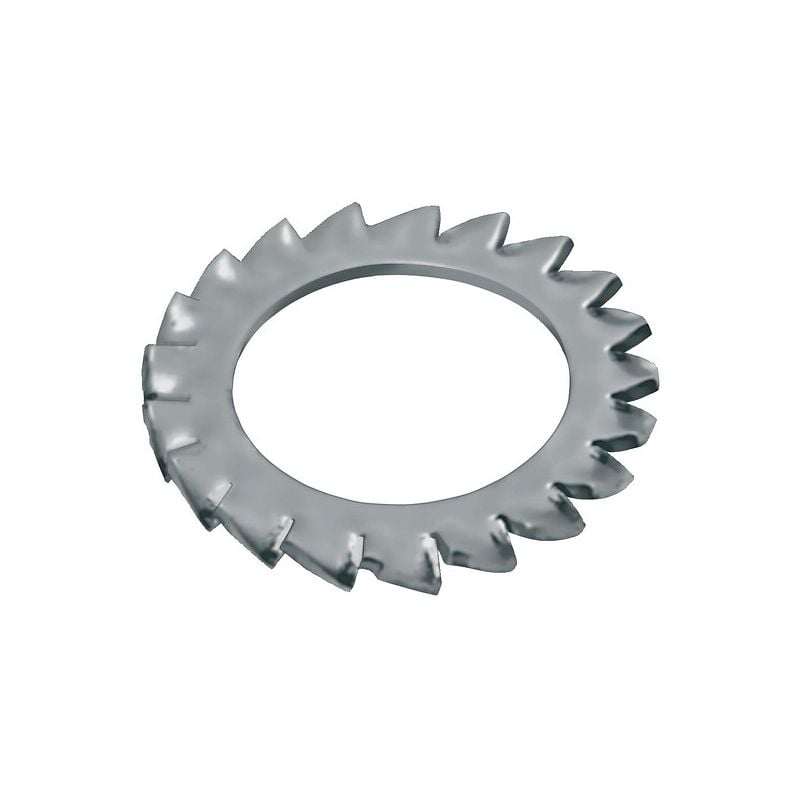 Rondelles -Eventail- az inox A4 dentures extérieures diamètre 6mm largeur 11mm épaisseur 0,7-2,1mm boîte de 200pièces Acton