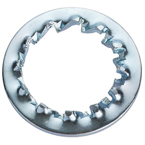 Rondelles RS PRO pour vis M3, Acier Galvanisé brillant ( Prix pour Sachet de 500 )