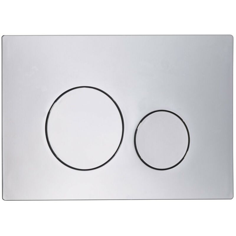 Image of Roper Rhodes - Rondo Dual Flush Plate Button Chrome For TR9001 TR9002 TR9009