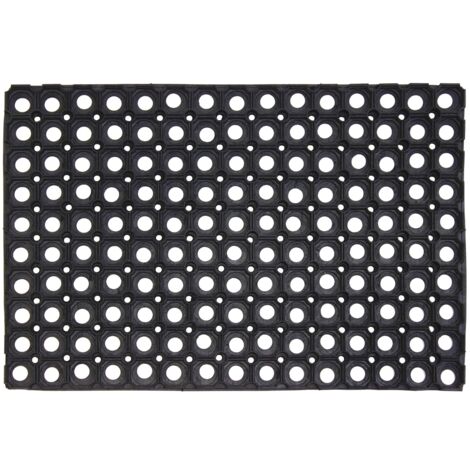 Rondo Rubber Ring Scraper Doormat, 40x60cm, Pack of 2