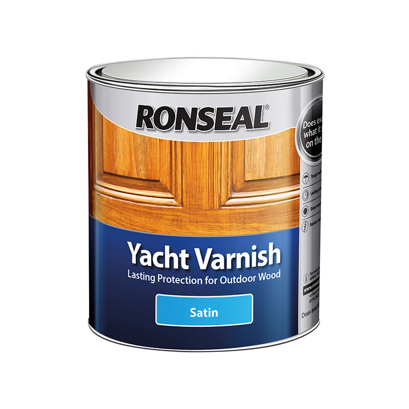 Ronseal - 30241 Exterior Yacht Varnish Satin 250ml RSLYVS250