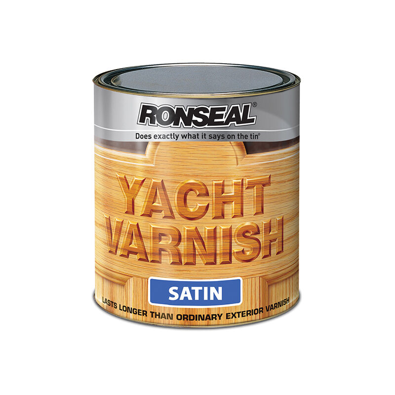 Ronseal - 34909 Exterior Yacht Varnish Satin 2.5 litre RSLYVS25L