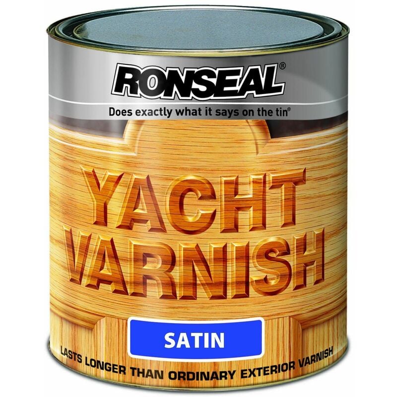 Ronseal - 30242 Exterior Yacht Varnish Satin 500ml RSLYVS500