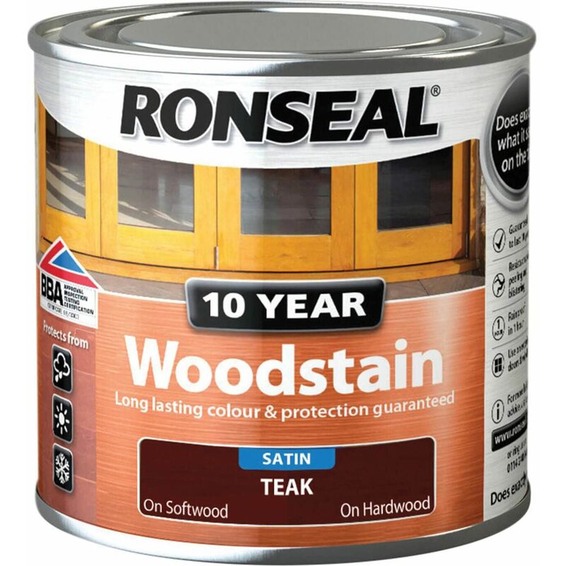 TBC - 10 Year Woodstain Teak 250ml RSL10WST250