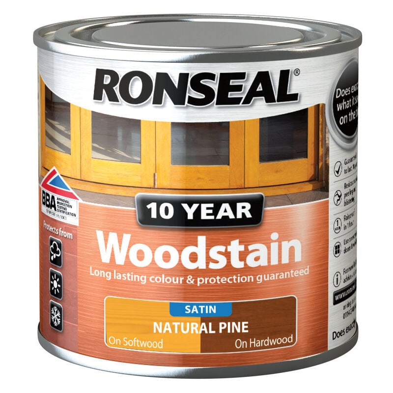 TBC - 10 Year Woodstain Natural Pine 250ml RSL10WSNP250