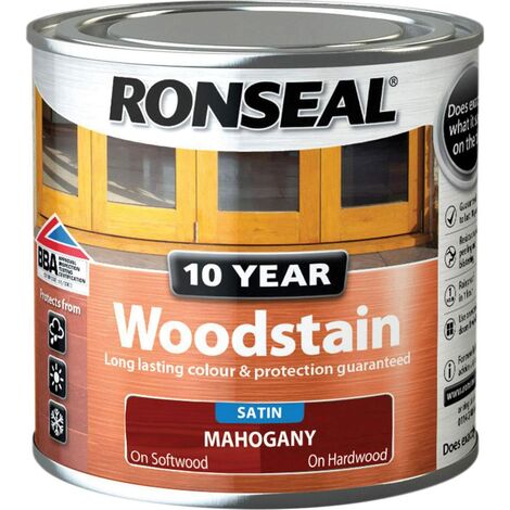 Ronseal 10 Year Woodstain Mahogany 250ml