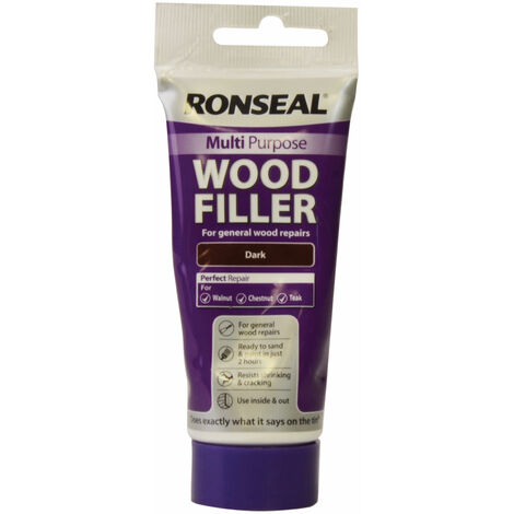 Ronseal 33638 Multipurpose Wood Filler Tube Dark 100g