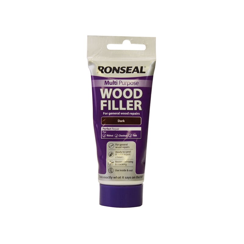 Ronseal - 33638 Multipurpose Wood Filler Tube Dark 100g RSLMPWFD100G