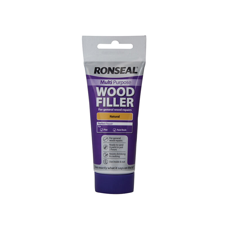 Ronseal - 33635 Multipurpose Wood Filler Tube Natural 100g RSLMPWFN100G