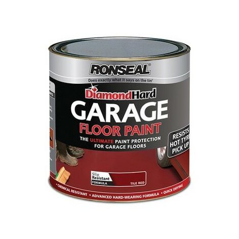 Diamond Hard Garage Floor Paint Slate 2.5 Litre RSLDHGFPS25L