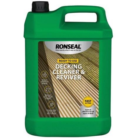 Ronseal 35903 Decking Cleaner & Reviver 5 litre RSLDC