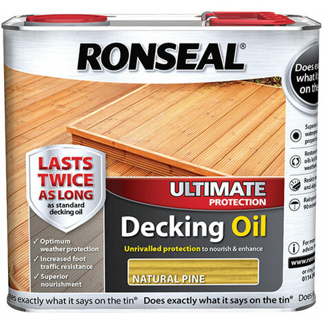 main image of "Ronseal Ultimate Protection Decking Oil - Garden Sun Rain Protection - 2.5 & 5 L"