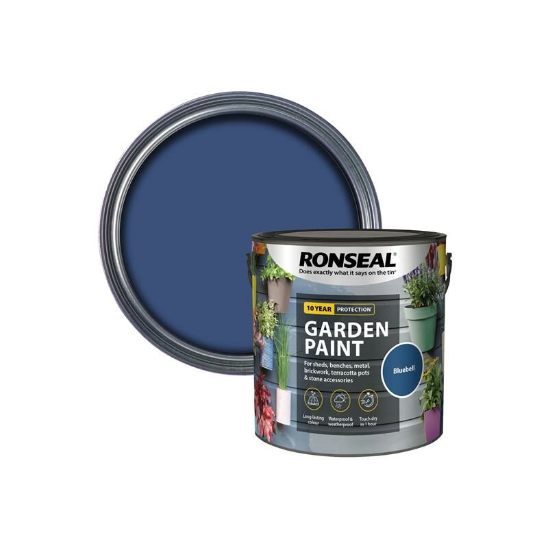 Ronseal - 37424 Garden Paint Bluebell 2.5 litre RSLGPBB25L