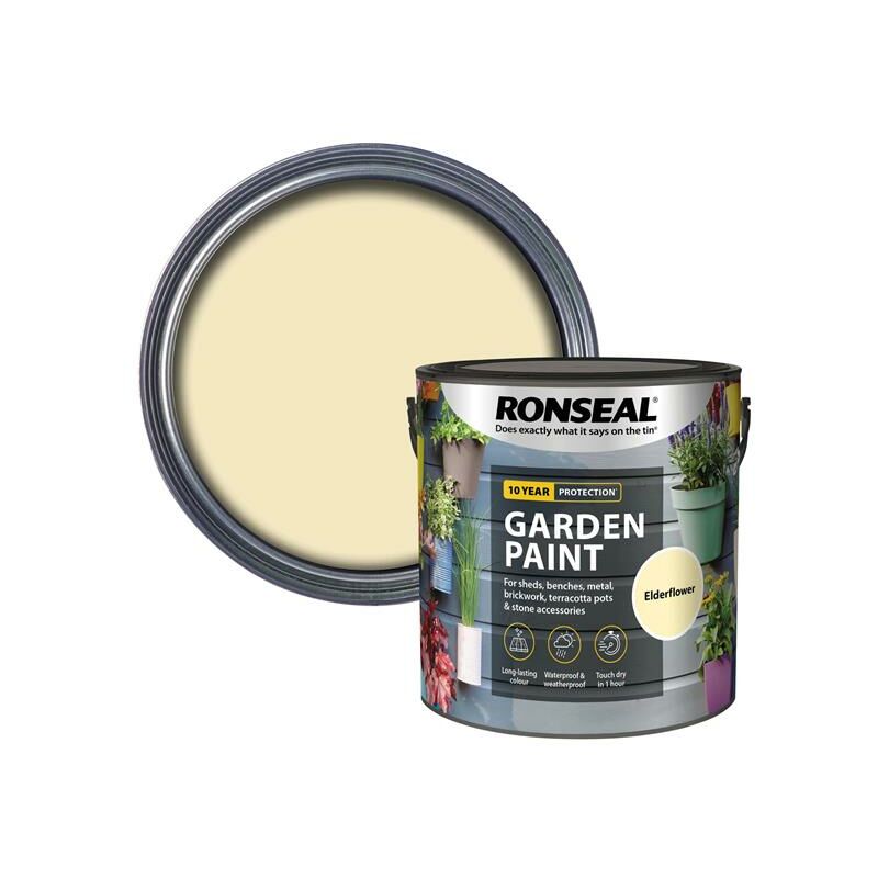 Ronseal - Garden Paint Elderflower 2.5 litre RSLGPEF25L