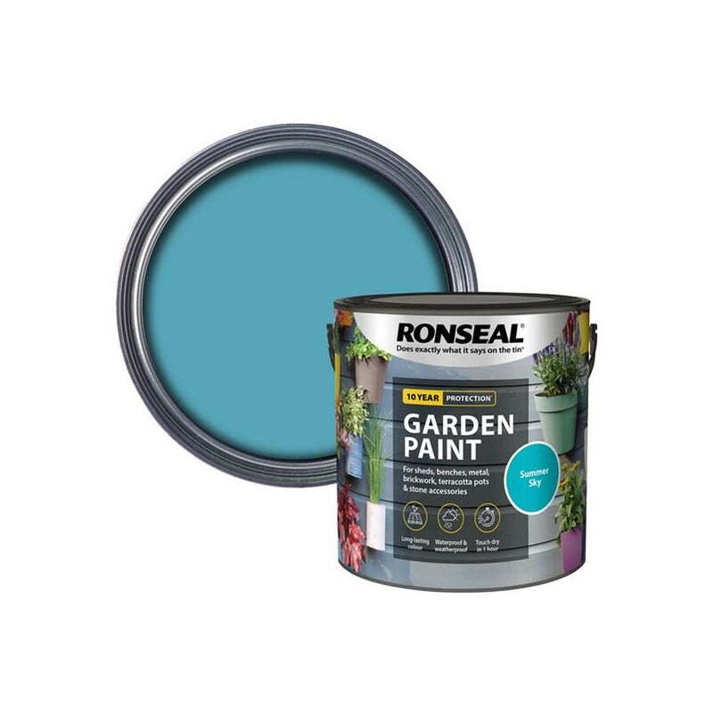 Ronseal - Garden Paint Summer Sky 2.5 litre RSLGPSS25L