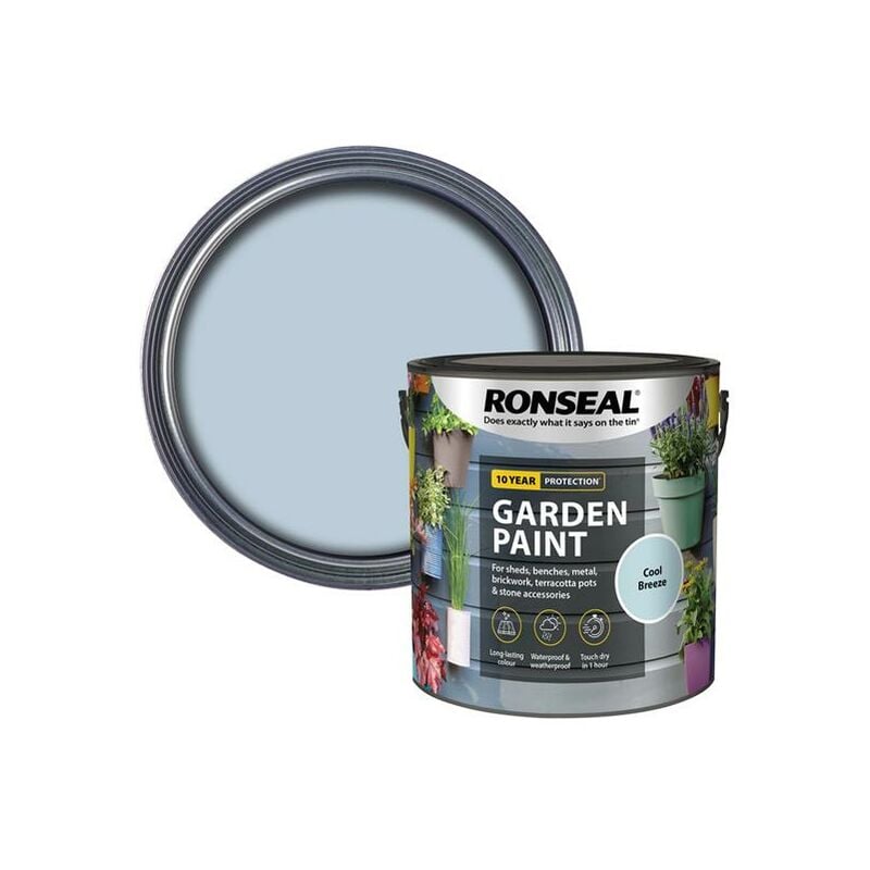 Ronseal - Garden Paint - Cool Breeze - 2.5 Litre - Cool Breeze