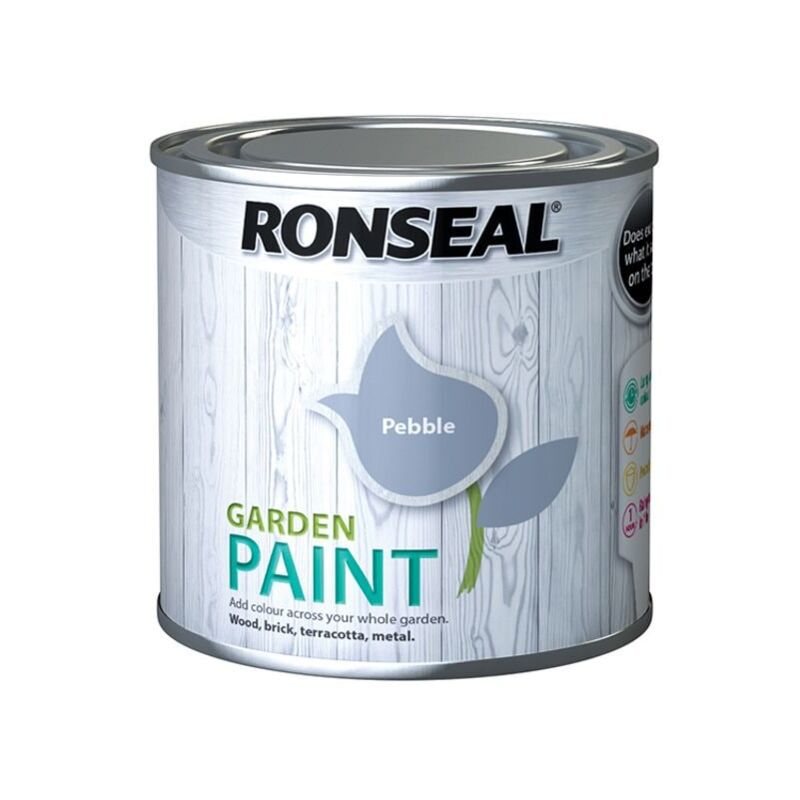 Ronseal - Garden Paint Pebble 250ml RSLGPP250 - Grey