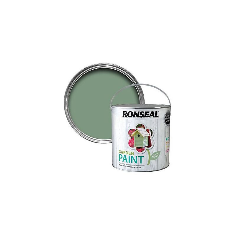 Ronseal - Garden Paint - Sapling Green - 2.5 Litre - Sapling Green