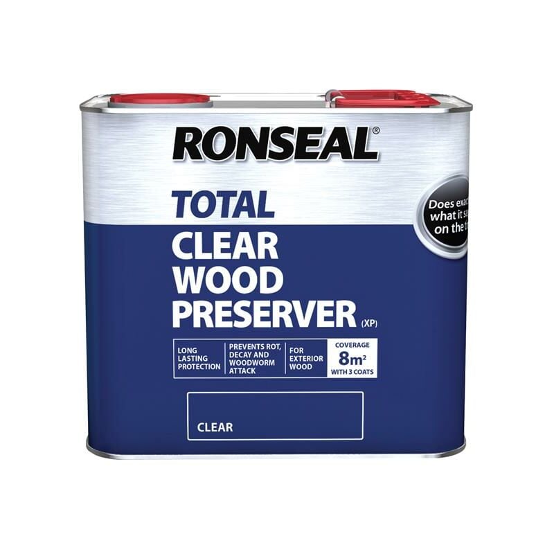 Ronseal - 38584 Trade Total Wood Preserver Clear 2.5 litre RSLTTWPCL25L