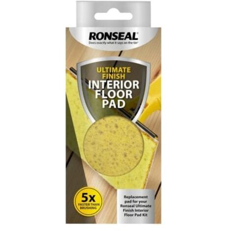 Ronseal 39496 Ultimate Finish Interior Floor Pad Refill Kit RSLIAFRP