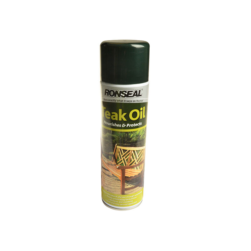 Ronseal - 35820 Garden Furniture Teak Oil Aerosol 500ml rsltoaero