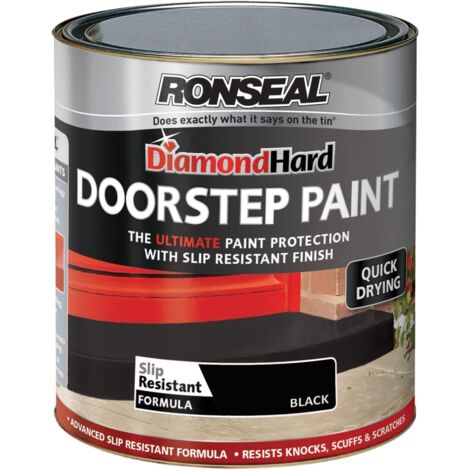 Ronseal Diamond Hard Doorstep Paint Black 250