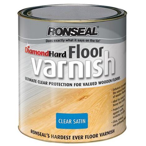 Ronseal Diamond Hard Floor Varnish Satin 5 litre