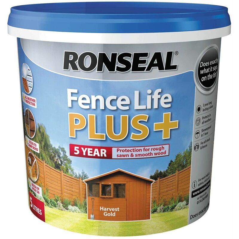 TBC - Fence Life Plus+ Harvest Gold 5 Litre RSLFLPPHG5L