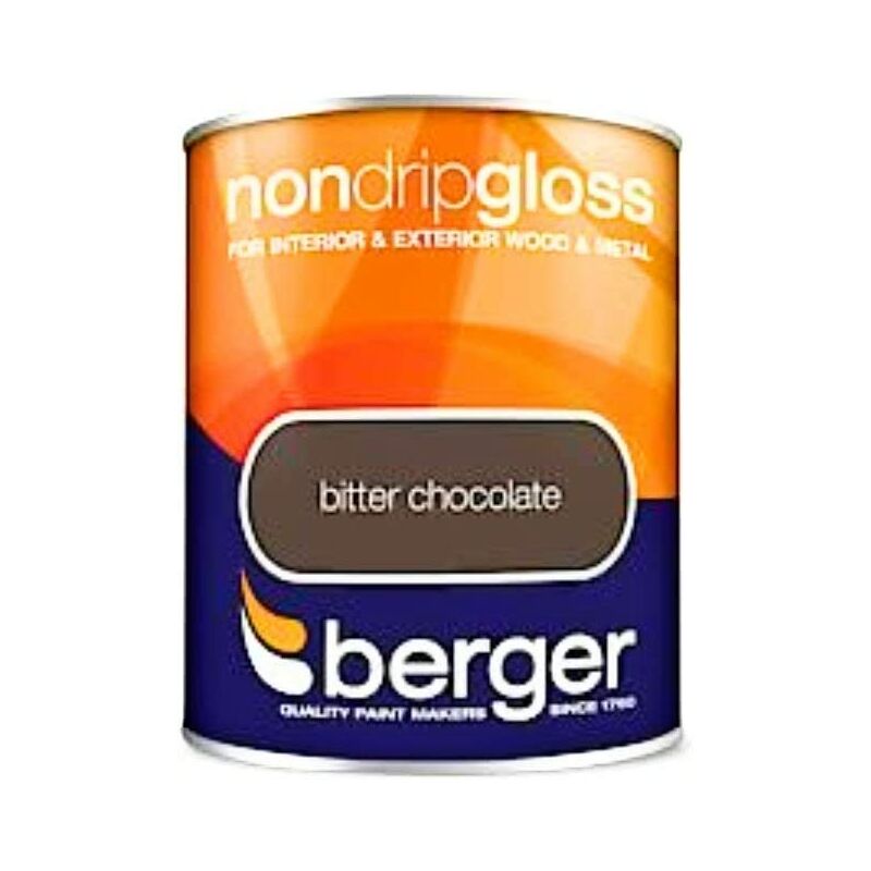 Non Drip Gloss 750ml Bitter Chocolate - Berger