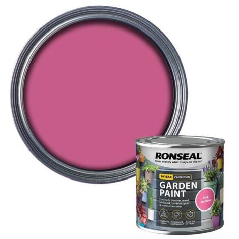Ronseal Garden Paint Pink Jasmine 250ml RSLGPPJ250