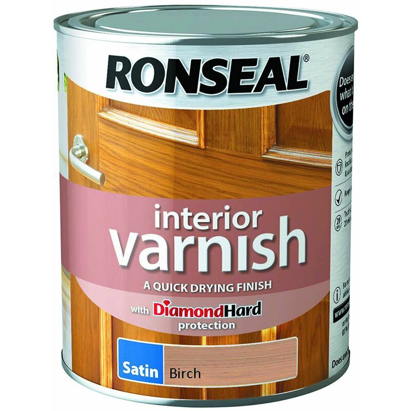 TBC - Interior Varnish Quick Dry Satin Birch 750ml RSLIVSBI750