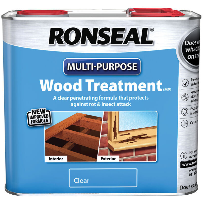 Ronseal Multi Purpose Wood Treatment Rot And Insect Protection 25