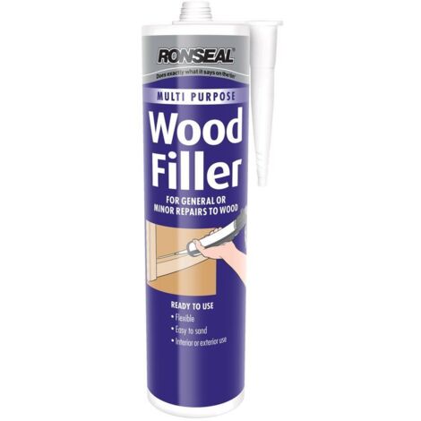 Ronseal Multipurpose Wood Filler Cartridge Light 310ml RSLMPWFL310