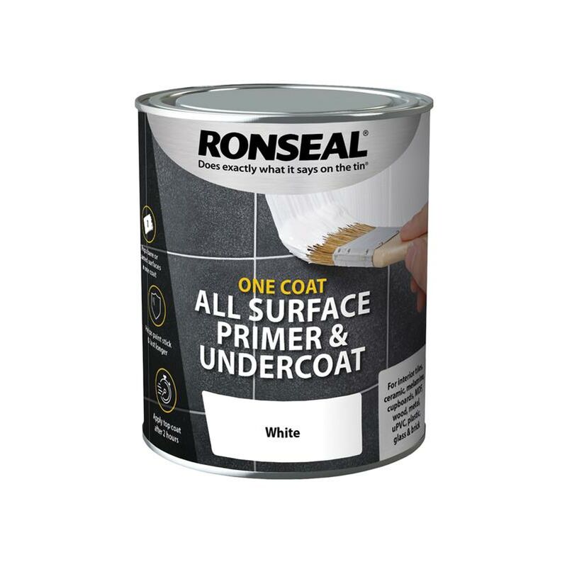 36999 One Coat All Surface Primer & Undercoat Interior White 750ml RSLOCAPP750 - Ronseal