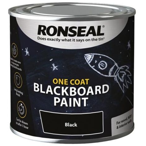 Ronseal One Coat Blackboard Paint 250ml RSLOCBBP250