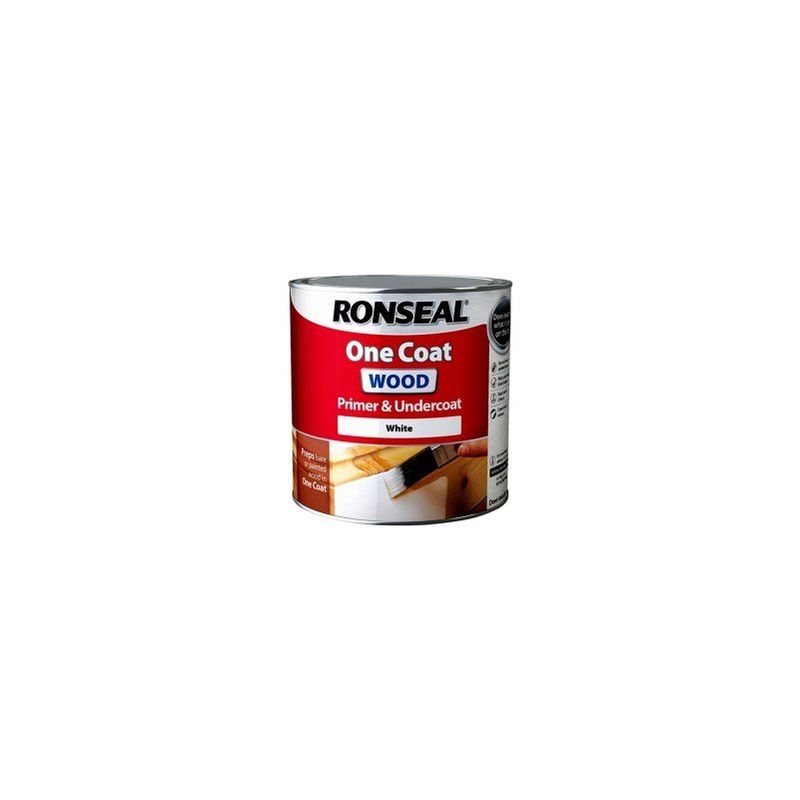 One Coat Wood Primer And Undercoat Paint - Ronseal
